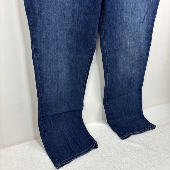 Tommy Hilfiger Men's Straight Dark Wash Jeans Size 40x30 Stretch Whiskered - Picture 5 of 14